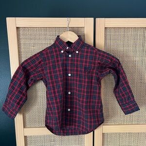 Chaps Boys 3T Plaid Button Down